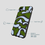 Black Curve and Flow iPhone XR Case