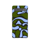 Black Curve and Flow Google Pixel 6a Case