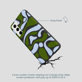 Black Curve and Flow Samsung Galaxy S21 Case