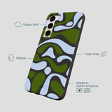 Black Curve and Flow Samsung Galaxy S24+(Plus) Case