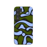 Black Curve and Flow Samsung Galaxy S24 Case