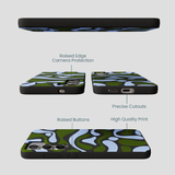 Black Curve and Flow Samsung Galaxy S25+(Plus) Case