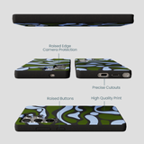 Black Curve and Flow Samsung Galaxy S25 Ultra Case