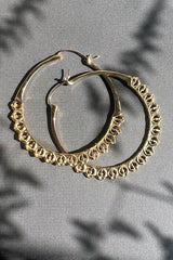 Calla Hoops Gold  Medium