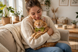 Anypet Large Beige Bow Cat Collar with Safety Buckle, Bell & Durable Adjustable Strap – Stylish Comfortable Pet Accessory for Cats