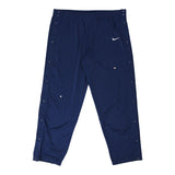 Vintage navy Popper Buttons Nike Tracksuit - mens x-large