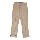 Vintage beige Stef In Time Trousers - womens 28" waist