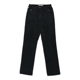 Vintage black Vitamina Cord Trousers - womens 27" waist