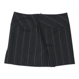 Vintage black Jersey Mini Skirt - womens 31" waist