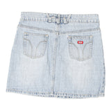 Vintage light wash Good Show Denim Skirt - womens 30" waist