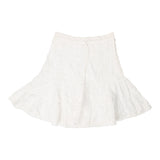 Vintage white Unbranded Midi Skirt - womens small