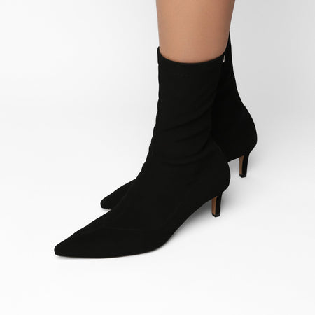 YOKO Leather Stretch Boot 5 cm