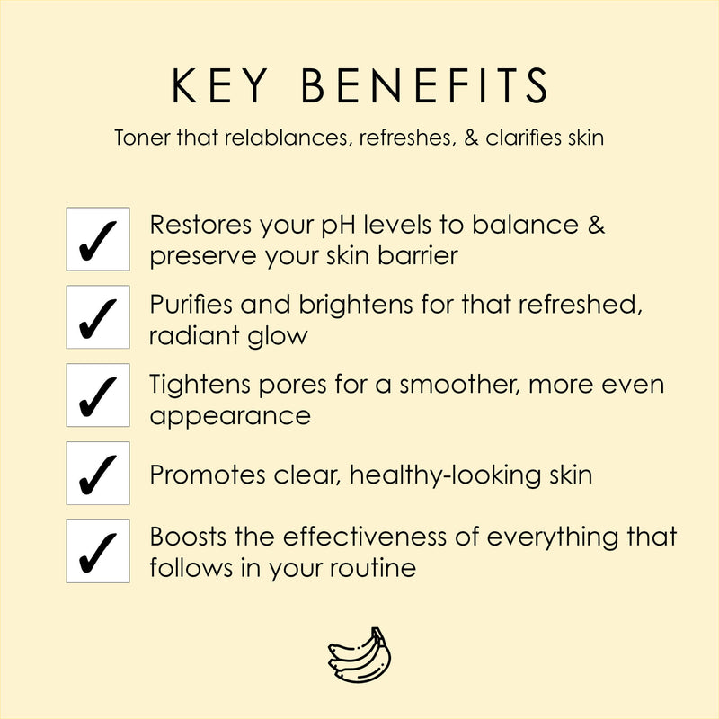 Image of the key benefits of this vegan and organic toner