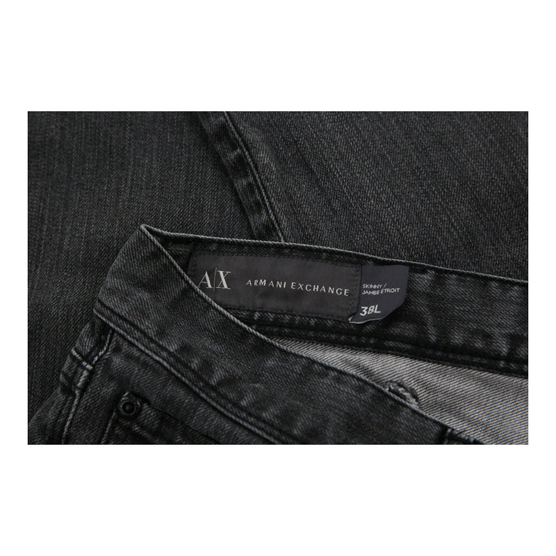 Armani Exchange Skinny Jeans - 37W 33L Black Cotton