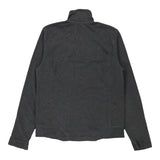 Armani Exchange Zip Up - Medium Grey Cotton Blend