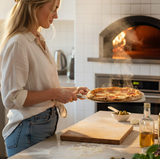 Anygleam 35.5x30.5cm Pizza Shovel With Foldable Wooden Handle Bakeware Kitchen Tools Oxidation