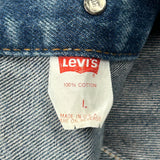 Levis Denim Jacket - Large Blue Cotton