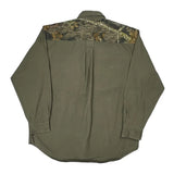 Mossy Oak Camo Flannel Shirt - XL Green Cotton