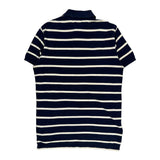 Polo By Ralph Lauren Striped Polo Shirt - Medium Navy Cotton