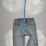 Levis 505 Jeans - 34W 32L Light Wash Cotton