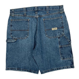 Wrangler Denim Shorts - 38W 9L Blue Denim