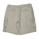 Izod Cargo Shorts - 36W 9L Beige Cotton