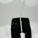 True Religion Skinny Jeans - 26W UK 6 Black Cotton Blend