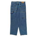 Unbranded Cargo Carpenter Jeans - 36W 30L Blue Cotton