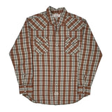 Levis Checked Shirt - Large Brown Cotton