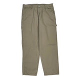 Wrangler Carpenter Trousers - 34W 32L Khaki Cotton