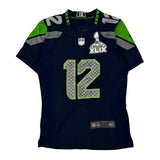 Seattle Seahawks Nike Nfl Football Jersey - Medium Navy Polyester