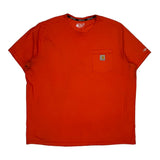 Carhartt T-Shirt - 2XL Orange Cotton