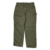 Carhartt Carpenter Trousers - 32W 30L Green Cotton