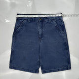 Carhartt Carpenter Shorts - 34W 10L Blue Cotton Blend