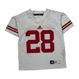 Age 5-6 Wisconsin Badgers Adidas College Football Jersey - Medium Red Polyester