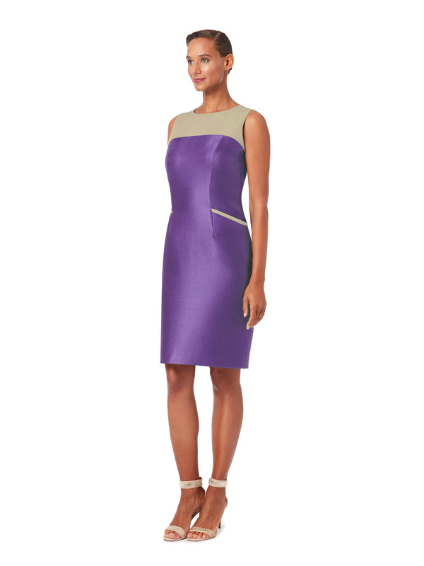 STAR | Scoop-Neck Cocktail Dress _ Prism Purple