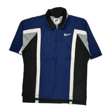 Nike Striped Track Jacket - Medium White Polyester