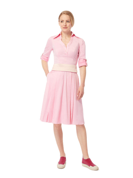 EUCALYPTUS|3-Way Flared Shirt-Dress