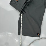 Dickies Chino Shorts - 36W 11L Grey Polyester Blend