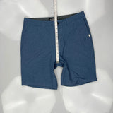 Quiksilver Shorts - 34W 9L Blue Polyester