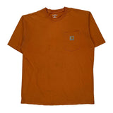 Carhartt T-Shirt - Medium Orange Cotton