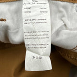 Chieffin Heavily Dickies Carpenter Pants - 33W 33L Brown Cotton