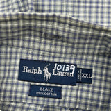 Blake Ralph Lauren Checked Shirt - 2XL Gray Cotton