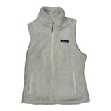 Patagonia Fleece Vest - Small White Polyester