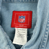 Pittsburgh Steelers Nfl Denim Shirt - Medium Blue Cotton