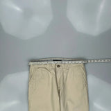 Tommy Hilfiger Chinos - 33W 32L Beige Cotton