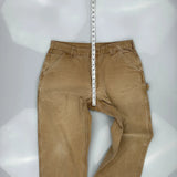Carhartt Carpenter Trousers - 36W 28L Brown Cotton