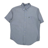 Lacoste Short Sleeve Shirt - Medium Blue Cotton