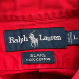 Blake Shirt Ralph Lauren Shirt - Large Red Cotton