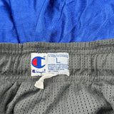 Champion Sport Shorts - Large Blue Polyester